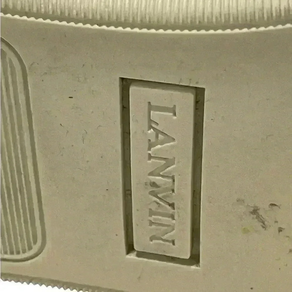 LANVIN DBB1 Men’s Brown Patent Leather Sneakers Casual Rubber Sole UK 9 / US 10 - Picture 6 of 12